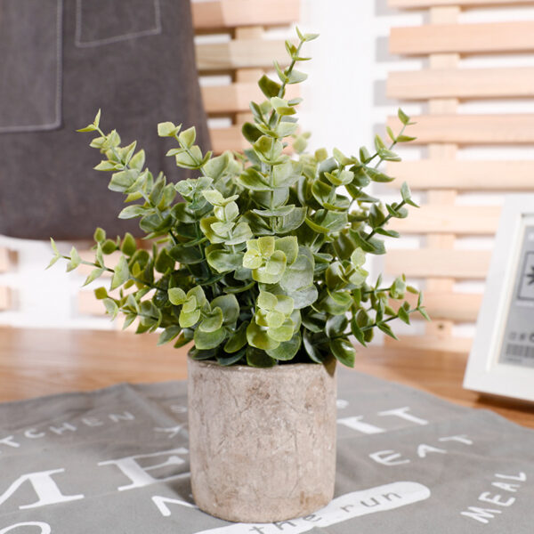 Customizable Artificial Green Potted Plant - Image 2