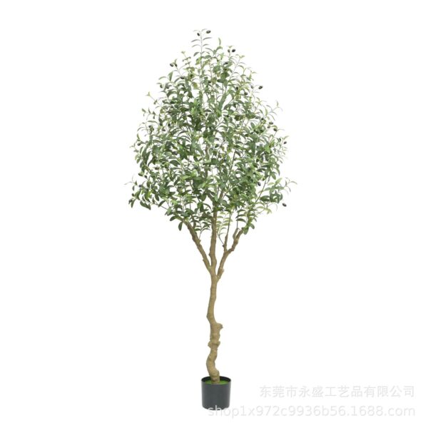 Large Artificial Olive Tree Potted Plant - Image 3